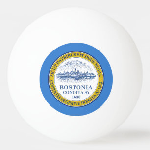 Balle De Ping Pong Drapeau de Boston, Massachusetts Ping-Pong Ball