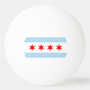 Balle De Ping Pong Drapeau de Chicago, Illinois Ping-Pong Ball