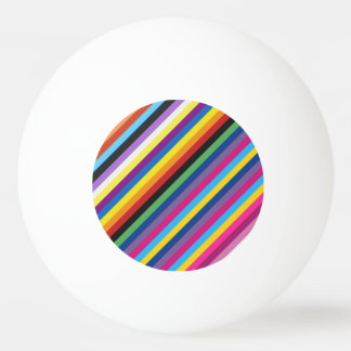 Balle De Ping Pong Drapeau de fierté Bandes colorées Motif Ping Pong