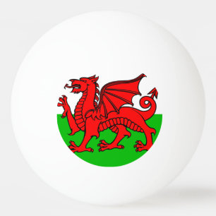 Balle De Ping Pong Drapeau de Gallois