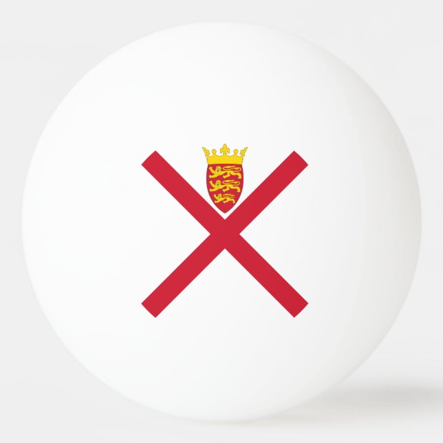 Balle De Ping Pong Drapeau de Jersey (Devant)