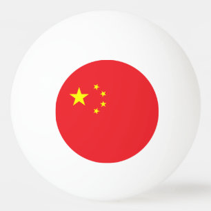 Balle De Ping Pong Drapeau de la Chine