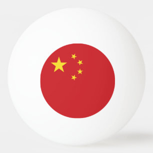Balle De Ping Pong Drapeau de la Chine