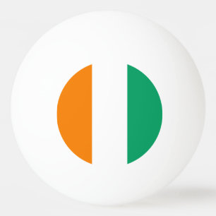 Balle De Ping Pong Drapeau de la Côte d'Ivoire