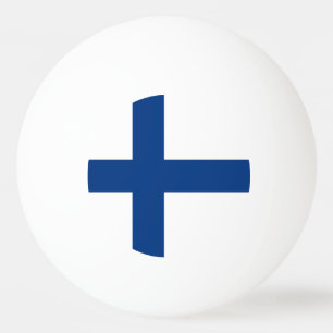Balle De Ping Pong Drapeau de la Finlande