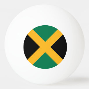 Balle De Ping Pong Drapeau de la Jamaïque