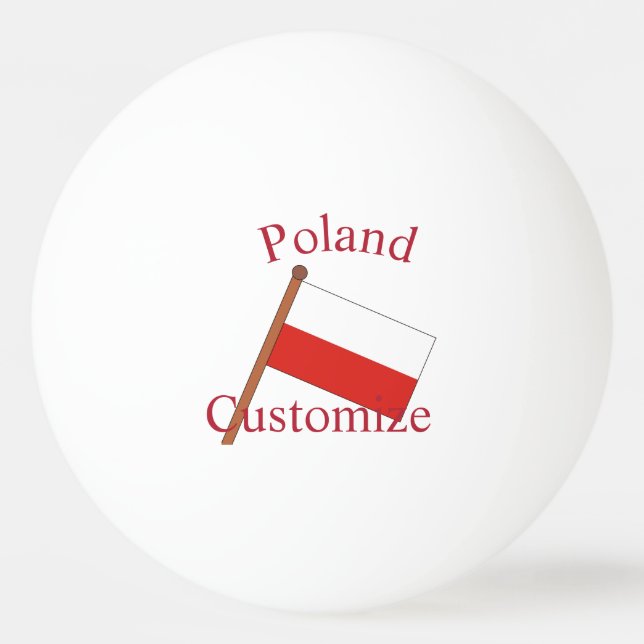 Balle De Ping Pong Drapeau de la Pologne Thunder_Cove (Devant)