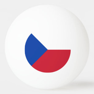 Balle De Ping Pong Drapeau de la République tchèque