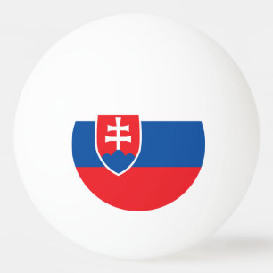 Balle De Ping Pong Drapeau de la Slovaquie