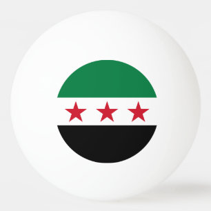 Balle De Ping Pong Drapeau de la Syrie