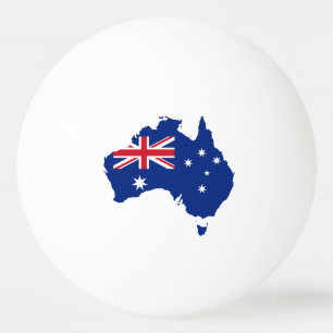 Balle De Ping Pong Drapeau de l'Australie