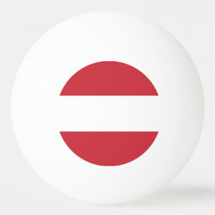 Balle De Ping Pong drapeau de l'Autriche
