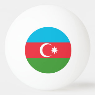 Balle De Ping Pong Drapeau de l'Azerbaïdjan