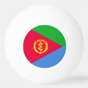 Balle De Ping Pong Drapeau de l'Érythrée