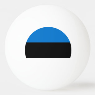 Balle De Ping Pong Drapeau de l'Estonie