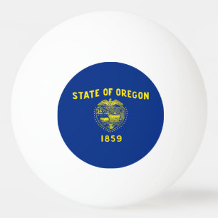 Balle De Ping Pong Drapeau de l'État de l'Oregon