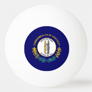 Balle De Ping Pong Drapeau de l'État du Kentucky