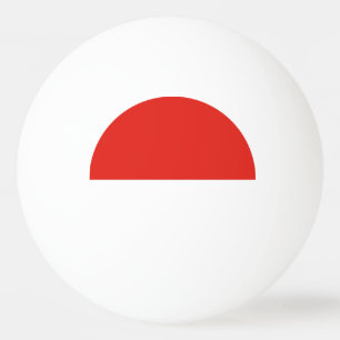 Balle De Ping Pong Drapeau de l'Indonésie
