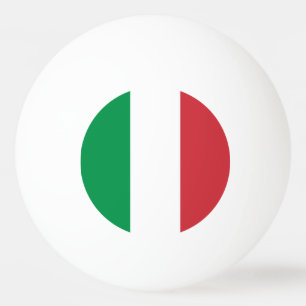 Balle De Ping Pong Drapeau de l'Italie