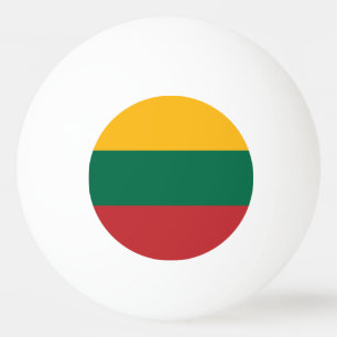 Balle De Ping Pong Drapeau de Lituanie