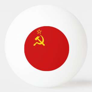 Balle De Ping Pong Drapeau de l'Union soviétique URSS Communiste Fauc