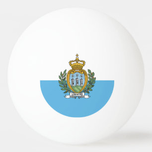 Balle De Ping Pong Drapeau de Saint-Marin