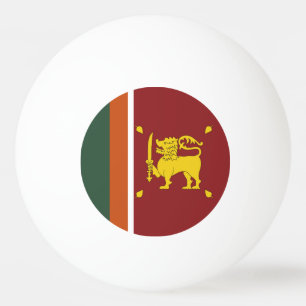 Balle De Ping Pong Drapeau de Sri Lanka