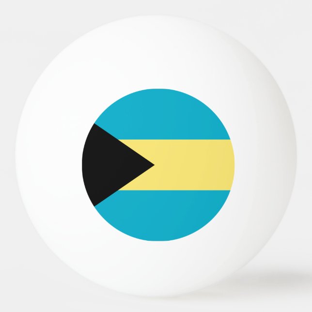 Balle De Ping Pong Drapeau des Bahamas Couverture Totale (Dos)