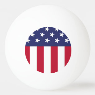 Balle De Ping Pong Drapeau des États-Unis d'Amérique