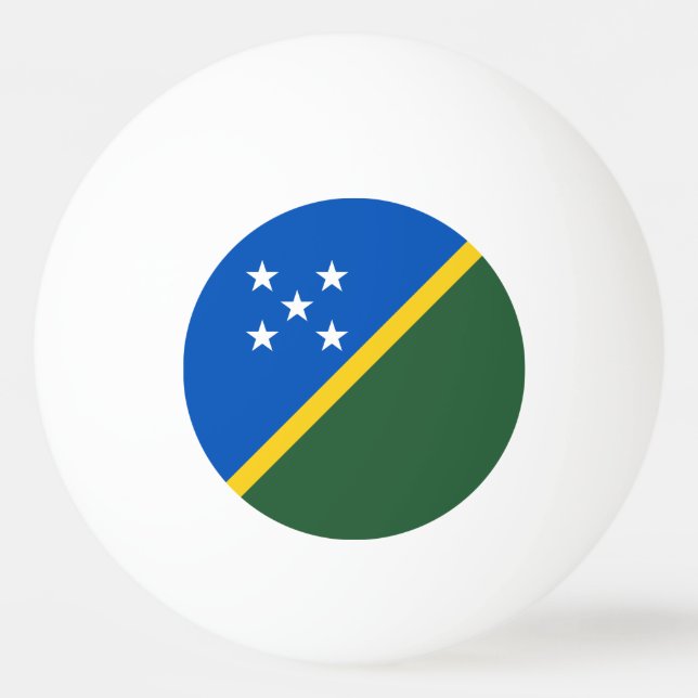 Balle De Ping Pong Drapeau des Îles Salomon (Devant)
