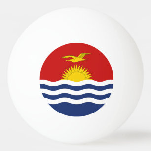 Balle De Ping Pong Drapeau des Kiribati