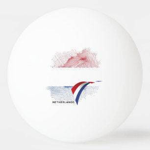Balle De Ping Pong Drapeau des Pays-Bas