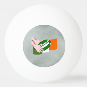 Balle De Ping Pong Drapeau Des Supporters De L'Équipe D'Irlande De Ru