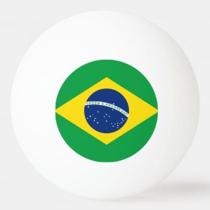 Balle De Ping Pong Drapeau du Brésil