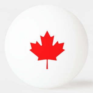Balle De Ping Pong Drapeau du Canada