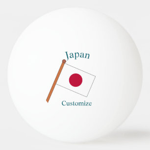Balle De Ping Pong Drapeau du Japon Thunder_Cove