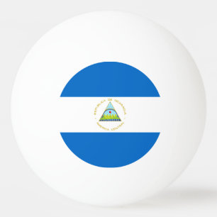 Balle De Ping Pong Drapeau du Nicaragua
