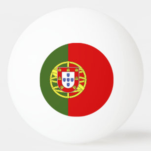 Balle De Ping Pong Drapeau du Portugal