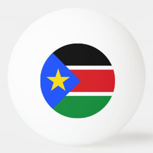 Balle De Ping Pong Drapeau du Soudan du Sud