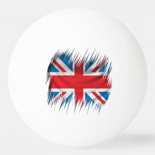 Balle De Ping Pong Drapeau d'Union Jack de défibreurs