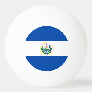 Balle De Ping Pong Drapeau El Salvador