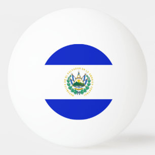 Balle De Ping Pong Drapeau El Salvador