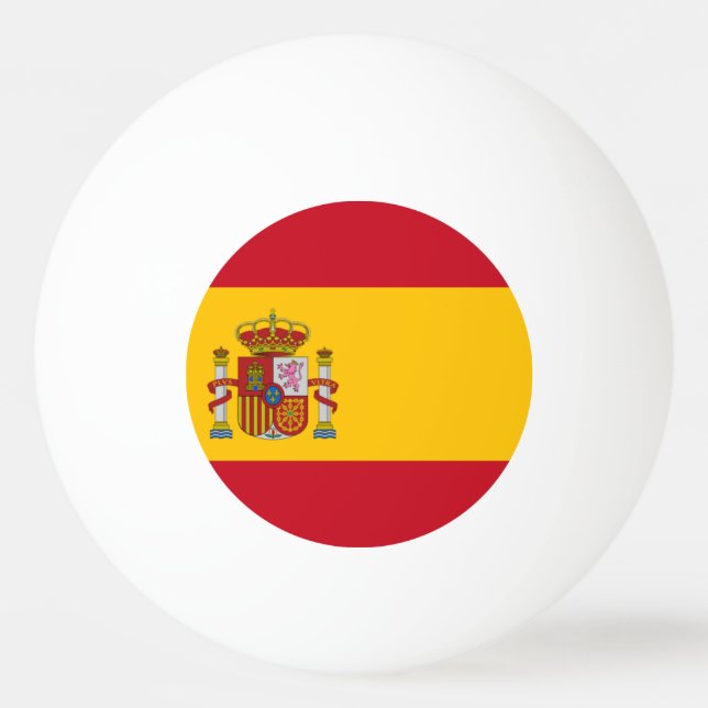 Balle De Ping Pong drapeau espagnol ping pong ball (Devant)