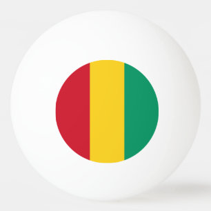 Balle De Ping Pong Drapeau Guinée
