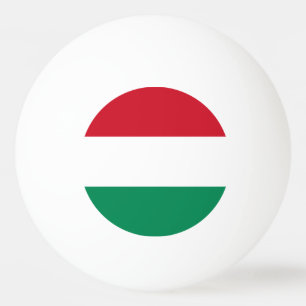 Balle De Ping Pong Drapeau Hongrie