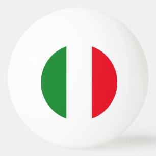 Balle De Ping Pong Drapeau Italie