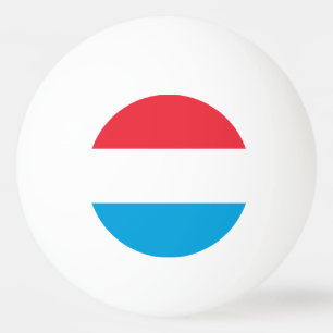 Balle De Ping Pong Drapeau Luxembourg