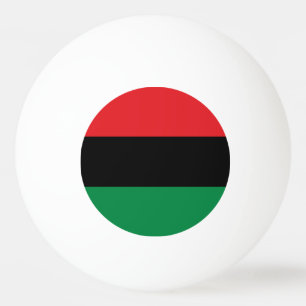 Balle De Ping Pong Drapeau panafricain UNIA