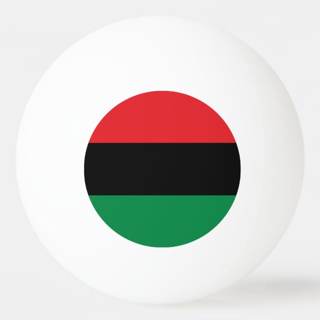 Balle De Ping Pong Drapeau panafricain UNIA (Devant)