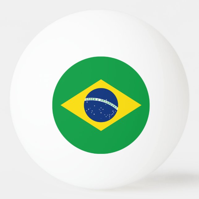 Balle De Ping Pong Drapeau patriotique du Brésil (Dos)